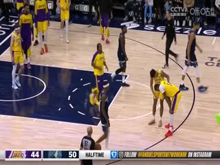 NBA常规赛 湖人VS森林狼 20241214